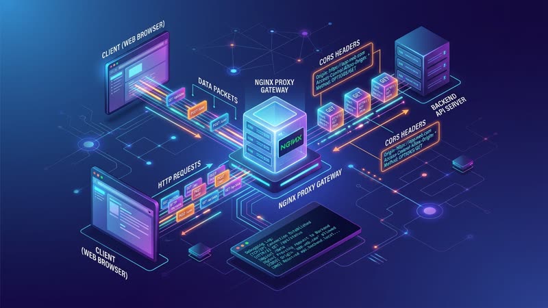 Nginx 配了 CORS 跨域为什么总报错？排查 OPTIONS 预检拦截、Header 重复与 always 缺失我踩过的几个坑
