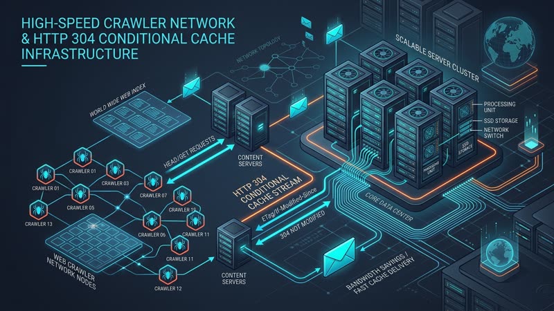 网站旧文章天天重抓吃光爬虫配额？排查 HTTP 304 协商缓存失效、Nginx gzip 抹除 ETag 与 Last-Modified 陷阱我踩过的几个坑